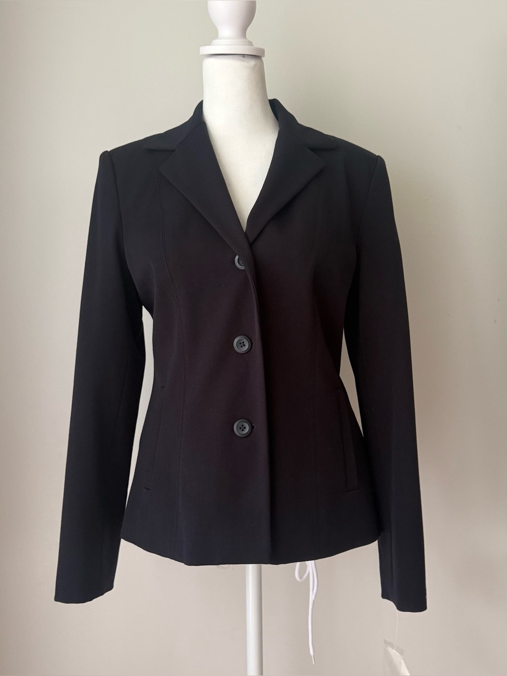 Apt. 9 Petite Stretch Navy Blue Blazer Jacket Size 6P NWT